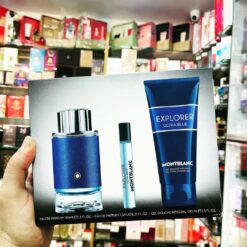COFFRET MONTBLANC EXPLORER ULTRA BLUE