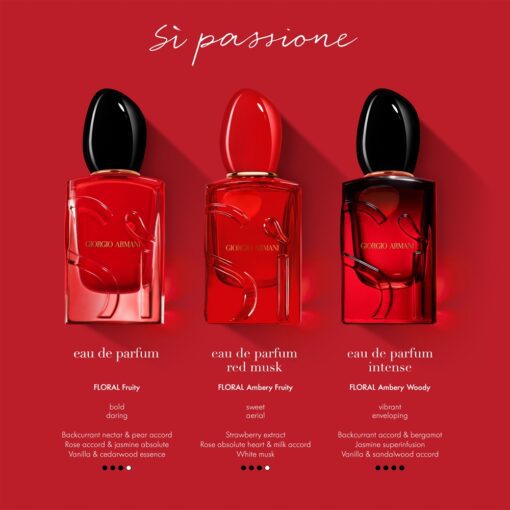 GIORNO Armani Sì Passione Red Musk – Image 5