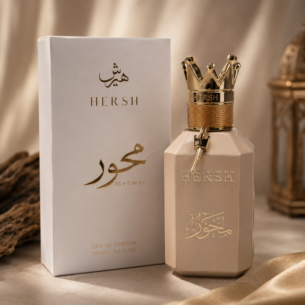 Flacon parfum ALEZZ-OUD HERSH MEHWAR élégant