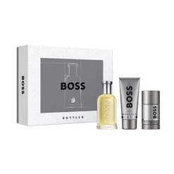 Coffret parfum Hugo Boss Bottled homme avec eau de toilette, gel douche et déodorant