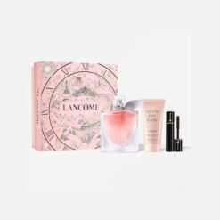 Coffret La Vie Est Belle Lancôme avec parfum, lait corporel et mascara